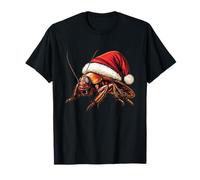 Joli cafard avec Chapeau de Père Noël pour Les Jours festifs T-Shirt