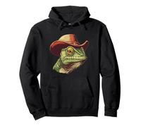 Joli caméléon en costume de cowboy pour adultes et enfants Sweat à Capuche