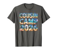 Joli Camp de Cousin 2026 pour réunion de Famille, Vacances, Plage T-Shirt