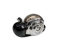 Joli cendrier en céramique avec couvercle - Porte-cendres décoratif portable coupe-vent pour fumeurs - Design animal unique pour la maison, le bureau, l'intérieur et l'extérieur (jaune)