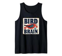 Joli Cerveau d'oiseau dans Un Costume Graphique Cool Débardeur