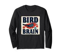 Joli Cerveau d'oiseau dans Un Costume Graphique Cool Manche Longue