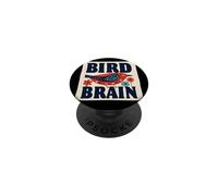 Joli Cerveau d'oiseau dans Un Costume Graphique Cool PopSockets PopGrip Adhésif