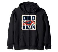 Joli Cerveau d'oiseau dans Un Costume Graphique Cool Sweat à Capuche