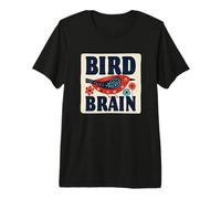 Joli Cerveau d'oiseau dans Un Costume Graphique Cool T-Shirt Haut de Gamme