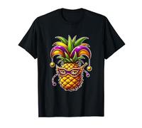 Joli chapeau ananas Mardi Gras dans un chapeau bouffon T-Shirt