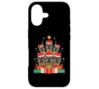 Joli Chapeau de Berger Allemand en Poils d'arbre de Noël Coque pour iPhone 17