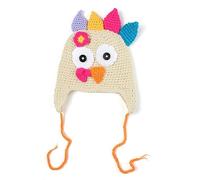 Joli chapeau de dinde pour adultes - Bonnet d'hiver chaud pour fête de Thanksgiving - Accessoire de fête de Thanksgiving - Fait à la main - Chapeau de cosplay pour adulte