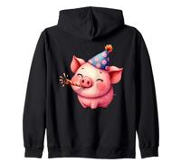 Joli Chapeau de fête porcelet avec Motif de célébration Sweat à Capuche