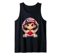 Joli Chapeau de Fille portoricaine en Forme de cœur Débardeur