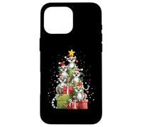 Joli Chapeau de Sapin de Noël à Queue de lémurien Coque pour iPhone 16 Pro Max