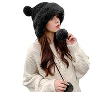 Joli chapeau en laine chaude seau en peluche pour voyage automne et hiver pour femmes casquettes tricotées pour hommes pour femmes filles casquettes à franges pour bébé garçon casquette pour bébé