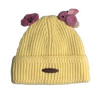 Joli chapeau en laine de dessin animé chiot pour poupée, cadeau coupe-vent pour Noël, Nouvel An, Saint-Valentin, chapeaux tricotés pour bébé fille garçon souple femme homme, F, Taille unique