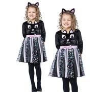 Joli Chat Costume Filles Halloween Déguisement Bébé Trick or Treat