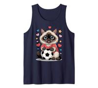 Joli Chat de Football Just Girl Who Aime Birman Win Mom Goal Kids Débardeur