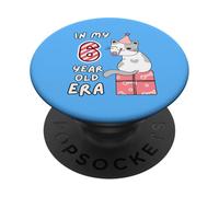 Joli chat et gâteau d'anniversaire de ma petite fille de 6 ans PopSockets PopGrip Adhésif