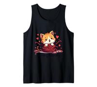 Joli Chaton emmêlé dans Le Fil Motif théorie des Cordes Débardeur
