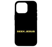 Joli Cherche Jésus, mais Laisse-Moi d'abord remercier Dieu, Christian Coque pour iPhone 16 Pro