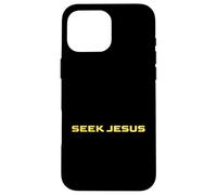 Joli Cherche Jésus, mais Laisse-Moi d'abord remercier Dieu, Christian Coque pour iPhone 16 Pro Max