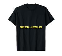 Joli Cherche Jésus, mais Laisse-Moi d'abord remercier Dieu, Christian T-Shirt