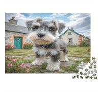 Joli Chien Animal de Compagnie Carton Rigide Épagneul Breton dans Une forêt ensoleillée avec de la Verdure Puzzle Classique Anti-Ennui interactif 70x50cm/1000 pièces