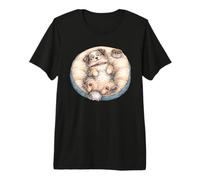 Joli Chien Australien avec Panier pour Chien + Doublure Pendant Le Sommeil T-Shirt Haut de Gamme