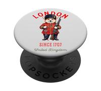 Joli Chien Corgi Welsh London Garde du Roi d'Angleterre PopSockets PopGrip Adhésif