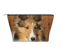 Joli Chien Sheltie, Trousse de Toilette Trousse de Maquillage Sac à cosmétiques Trousse de Toilette de Voyage Portable