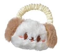 Joli chiot ornement de cheveux pour femme - Postiches de dessin animé - Broche en peluche pour différentes coiffures et tenues