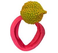 Joli chouchou élastique doux sur le thème des fruits pour femme pour un usage quotidien avec des motifs, idéal pour diverses coiffures
