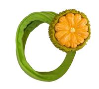 Joli chouchou élastique doux sur le thème des fruits pour femme pour un usage quotidien avec des motifs, idéal pour diverses coiffures