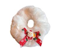 Joli chouchou élastique sur le thème de Noël - Pour queue de cheval - Accessoire pour cheveux - Pour filles - Corde à cheveux pour tresses et queue de cheval - Couleur assortie