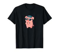 Joli Cochon Rose Nez drôle Halloween fête Joyeuse Famille T-Shirt