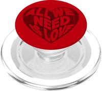 Joli Coeur Noir en Forme de Tout ce Dont Nous Avons Besoin PopSockets PopGrip pour MagSafe