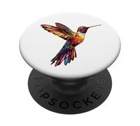 Joli colibri Art pour homme et femme Observateur d'oiseaux amoureux des oiseaux PopSockets PopGrip Adhésif