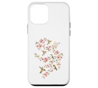 Joli Colibri Floral en Fleur de Cerisier Oiseaux printaniers Coque pour iPhone 12 Mini