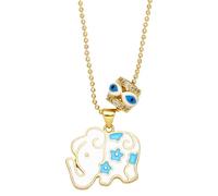 Joli collier éléphant pour femme, beau et polyvalent qui peut être porté avec n'importe quel style, adjustable, Zircone cubique