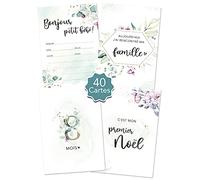 Joli Coon 40 Carte étape bébé - cadeau naissance - cadeau bebe - cartes premières fois - future maman