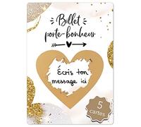Joli Coon 5 cartes a gratter - ticket gagnant - cadeau amoureux pour homme - demande en mariage