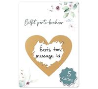 Joli Coon 5 Cartes a gratter - Ticket gagnant - Cadeau amoureux pour homme - Demande en mariage