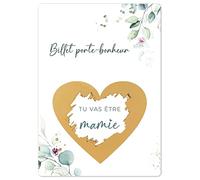 Joli Coon Carte a gratter annonce grossesse grand parents - Tu vas être mamie - Annonce grossesse mamie