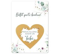 Joli Coon Carte a gratter annonce grossesse - Nous allons avoir un bebe - Annonce grossesse bebe