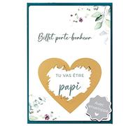 Joli Coon Carte a gratter annonce grossesse - Tu vas être papi avec enveloppe - Annonce grossesse papi