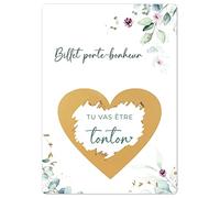 Joli Coon Carte a gratter annonce grossesse - Tu vas être tonton - Annonce grossesse tonton