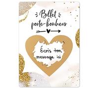 Joli Coon Carte a gratter - Carte personnalisable - Ticket gagnant - Carte cadeau