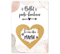 Joli Coon Carte à gratter Tu vas être mamie, annonce grossesse mamie | Papier design 350g, vernis UV en relief, pour annoncer une grossesse, Papeterie premium