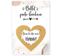 Joli Coon Carte a gratter Veux-tu être mon témoin