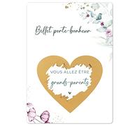 Joli Coon Carte à gratter Vous allez être grands-parents, annonce grossesse