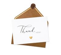 Joli Coon Thank you card - A6 with nature envelop and wax seal - Thank you cards