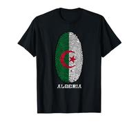 Joli Costume Algérie aux Couleurs d'empreintes digitales T-Shirt